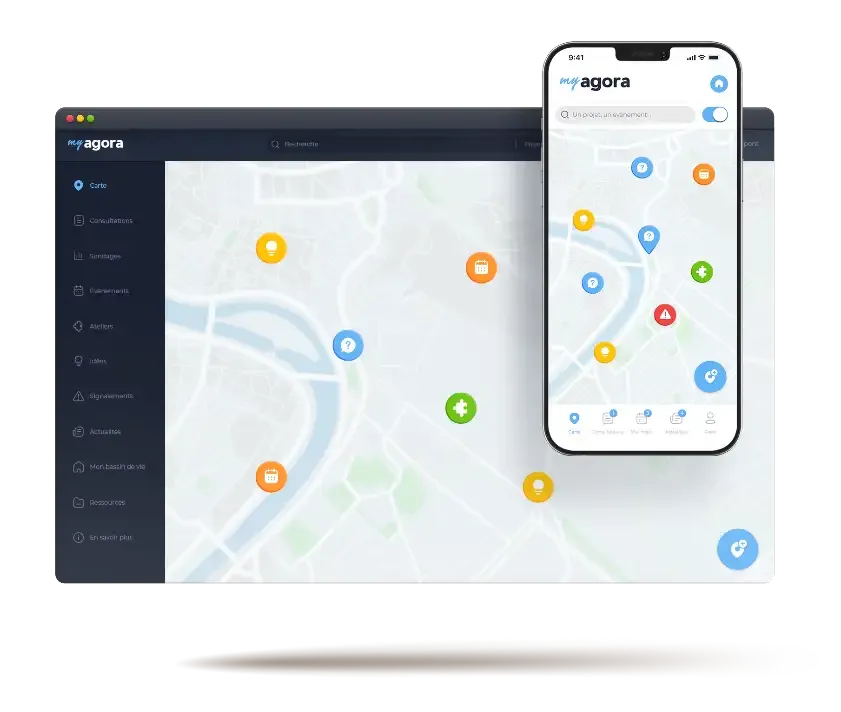 Application web et mobile MyAgora